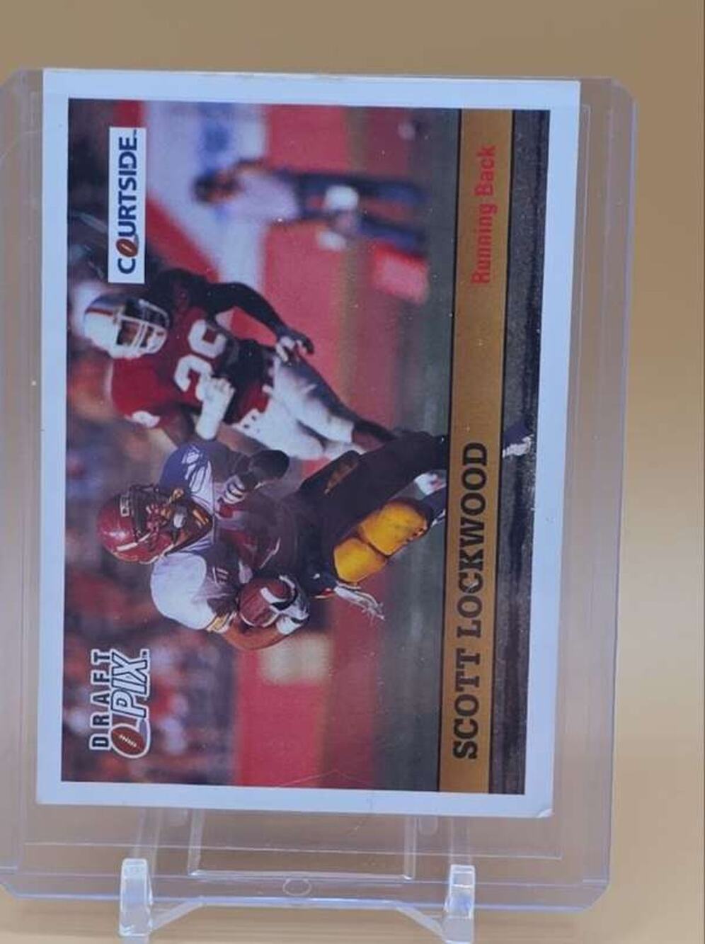 1992 Courtside Draft Pix #7a Scott Lockwood Card